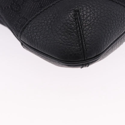 Gucci Original Messenger GG Canvas and leather, Black, Canvas, Shoulder Bag