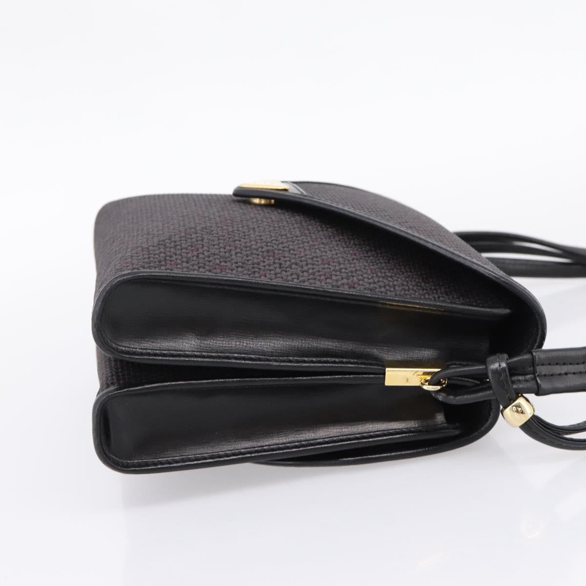 Saint Laurent Vintage Shoulder bag Leather, Gray, Canvas, Shoulder Bag