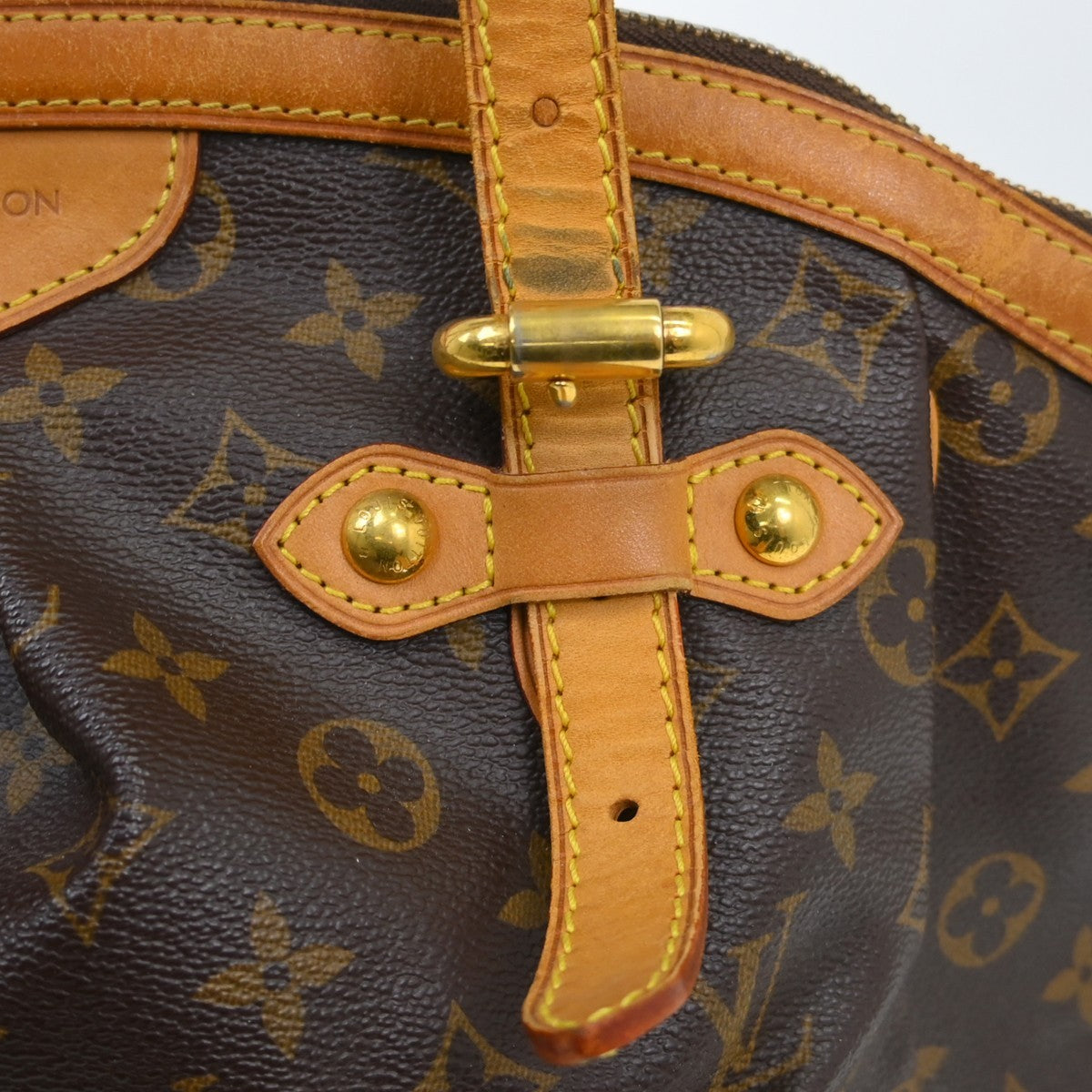 Louis Vuitton Tivoli Monogram Canvas, Brown, Canvas, Handbag