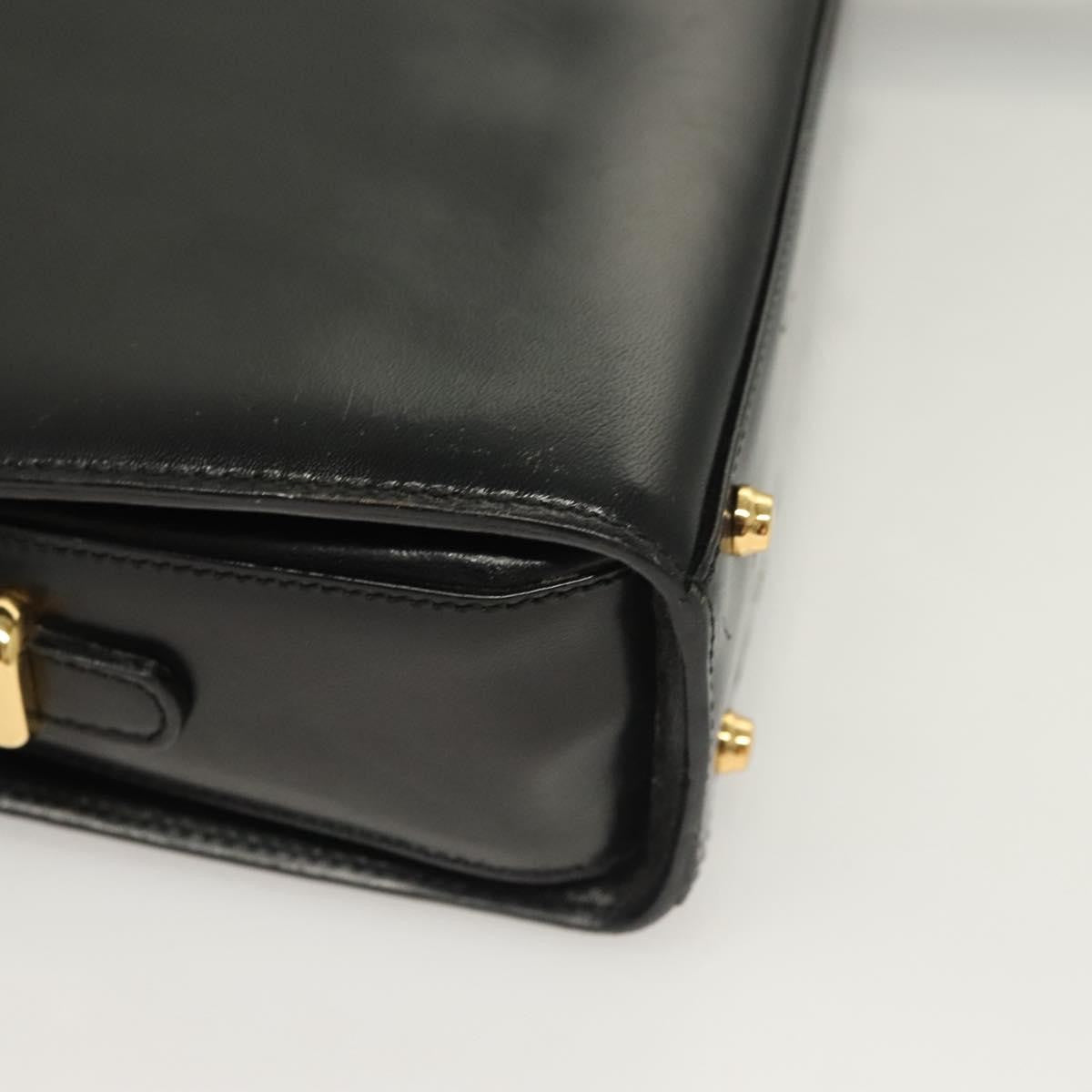 Bally Vintage Leather, Black, Leather, Shoulder Bag