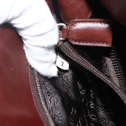 Prada Vintage Leather, Brown, Leather, Shoulder Bag