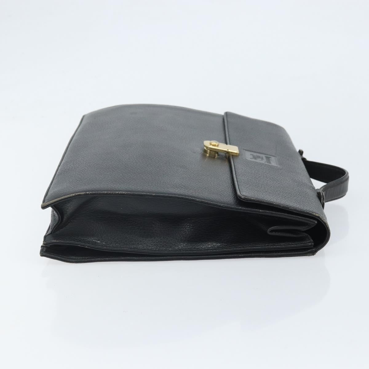 Burberry Vintage Leather, Black, Leather, Briefcase