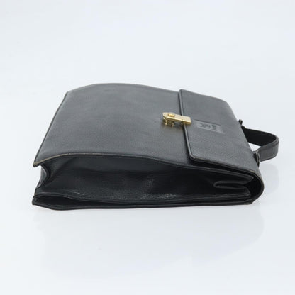 Burberry Vintage Leather, Black, Leather, Briefcase