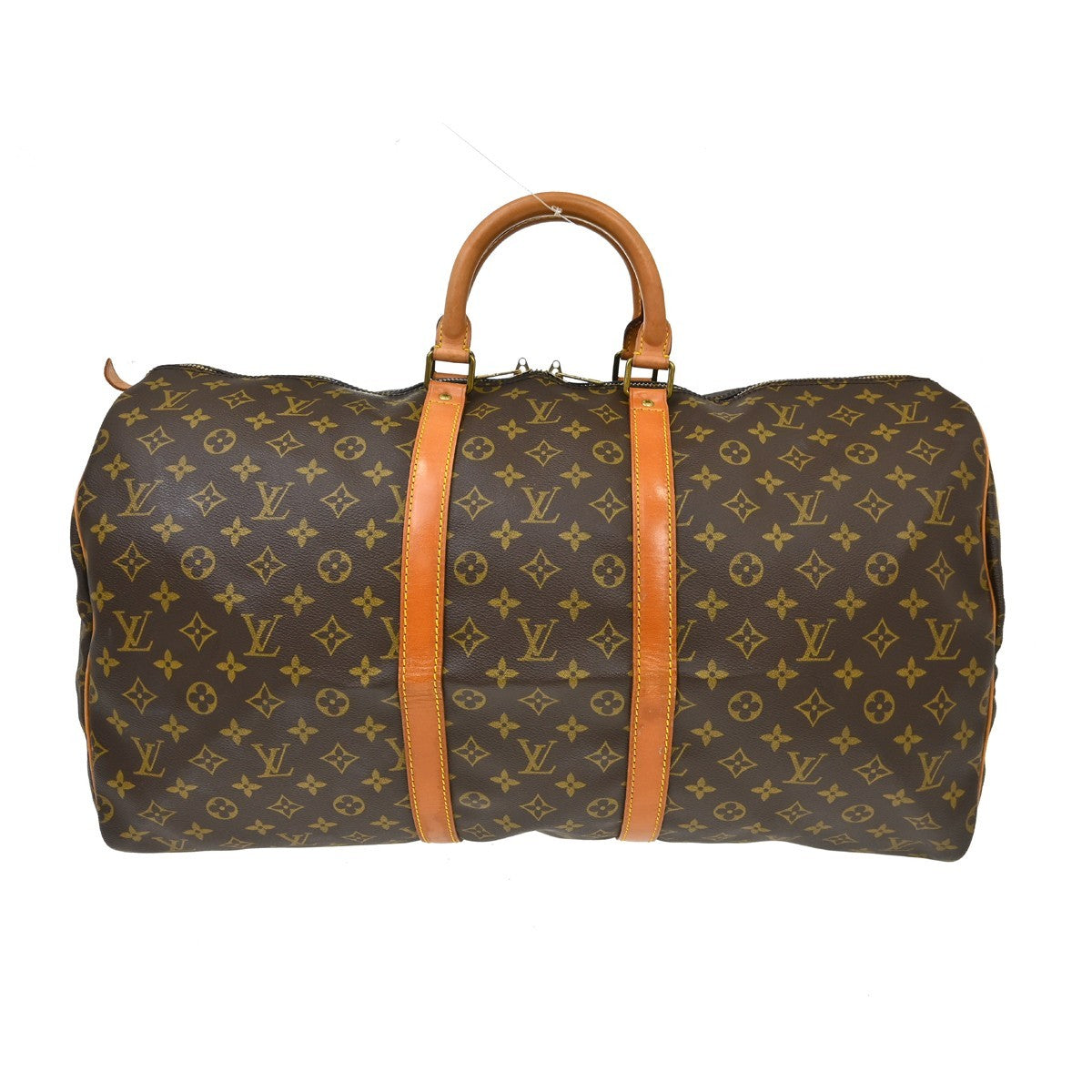 Louis Vuitton Keepall Monogram Canvas, Brown, Canvas, Handbag