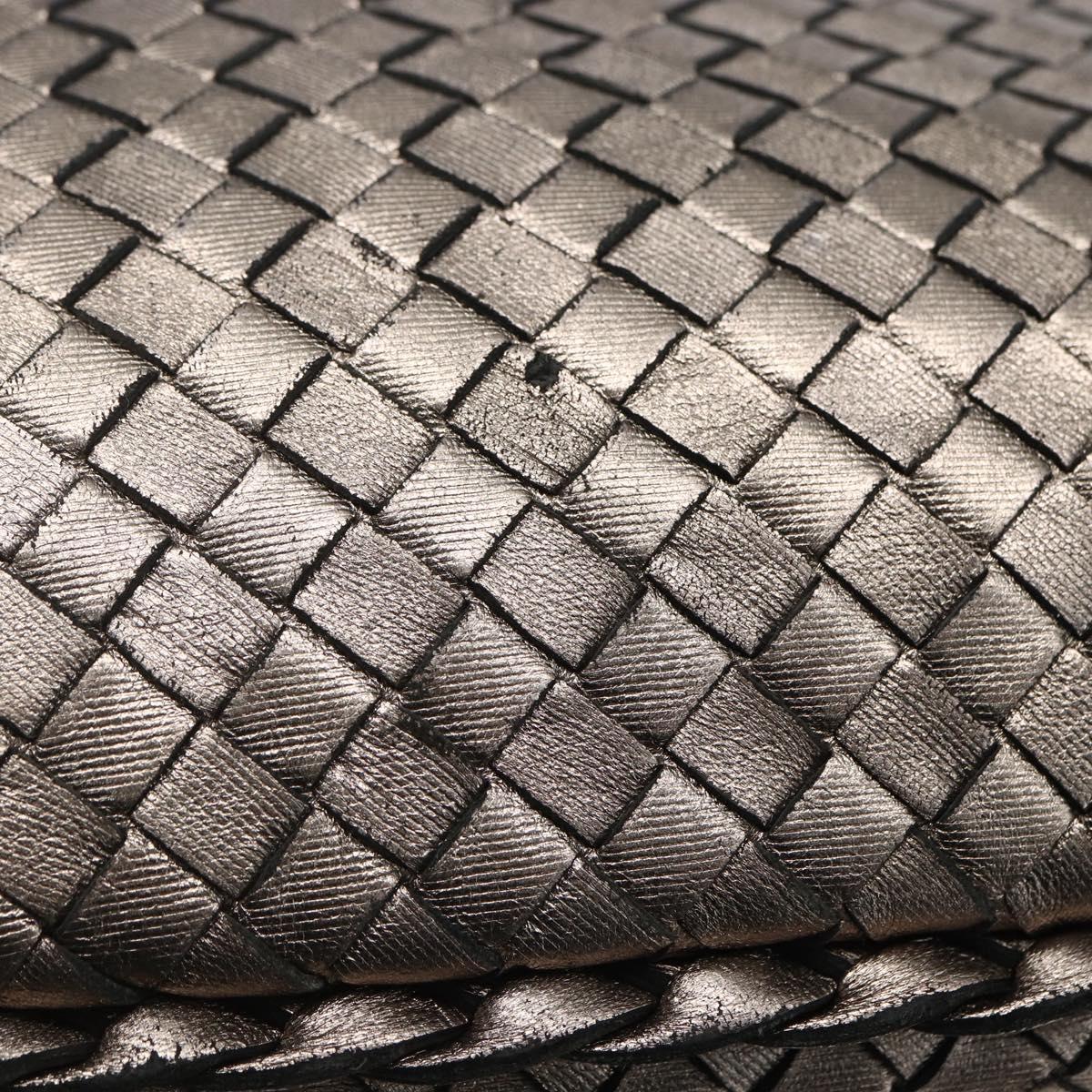 Bottega Veneta Veneta Hobo Quilted Leather, SILVER, LEATHER, Handbag