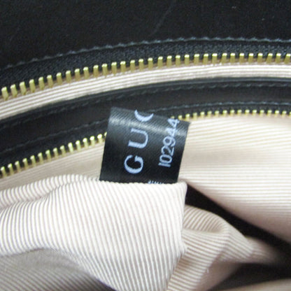 Gucci Arli Top Handle Leather, Black, Leather, Handbag