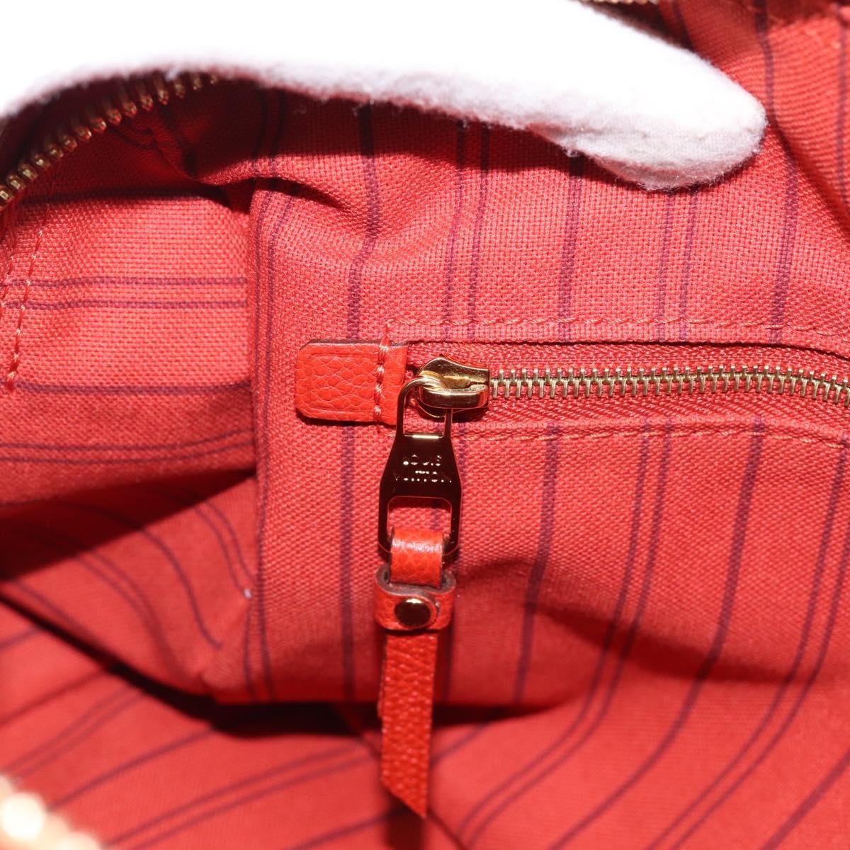 Louis Vuitton Speedy Bandouliere Monogram Empreinte Leather, Red, Leather, Handbag