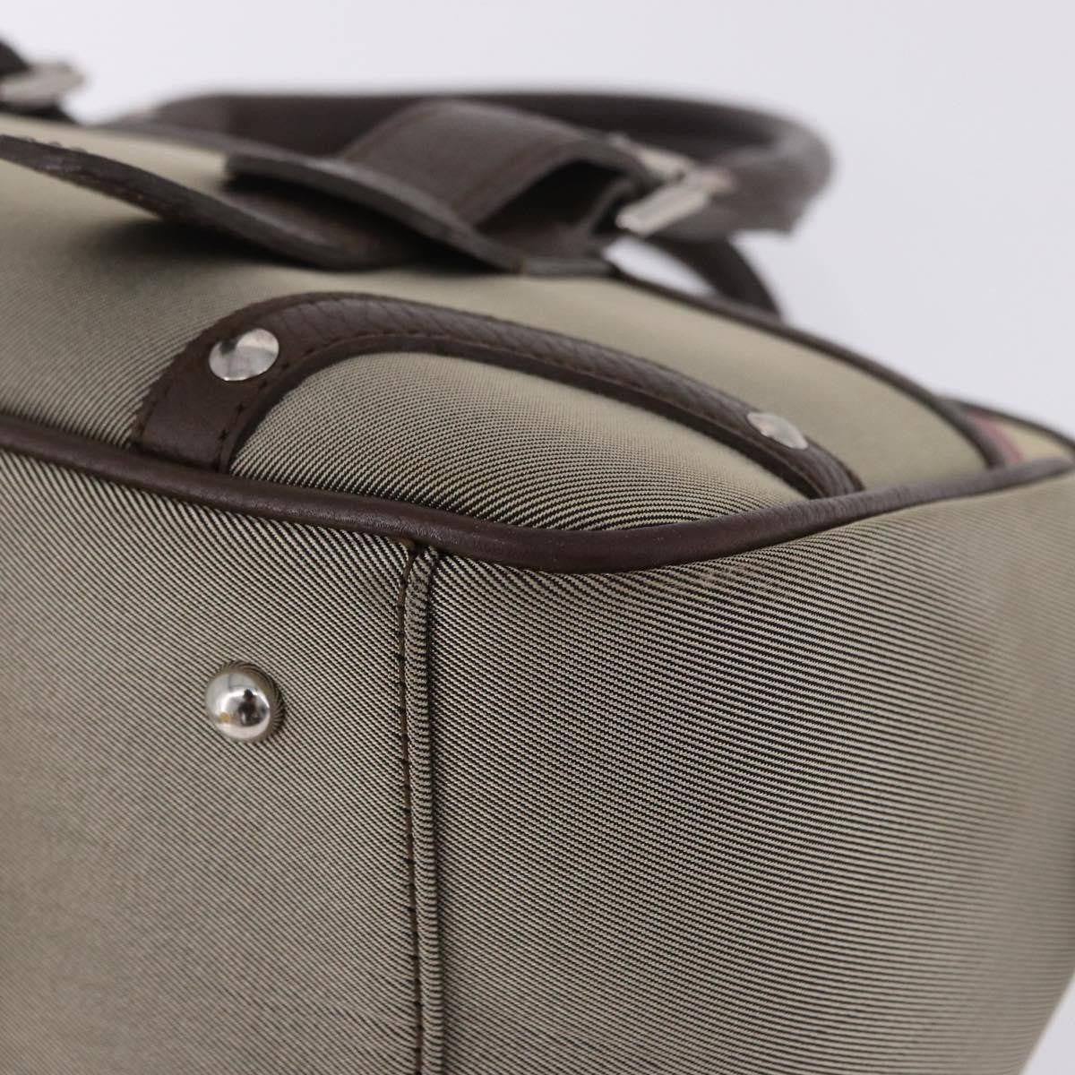 Burberry Nova Check Canvas, Brown, Canvas, Handbag