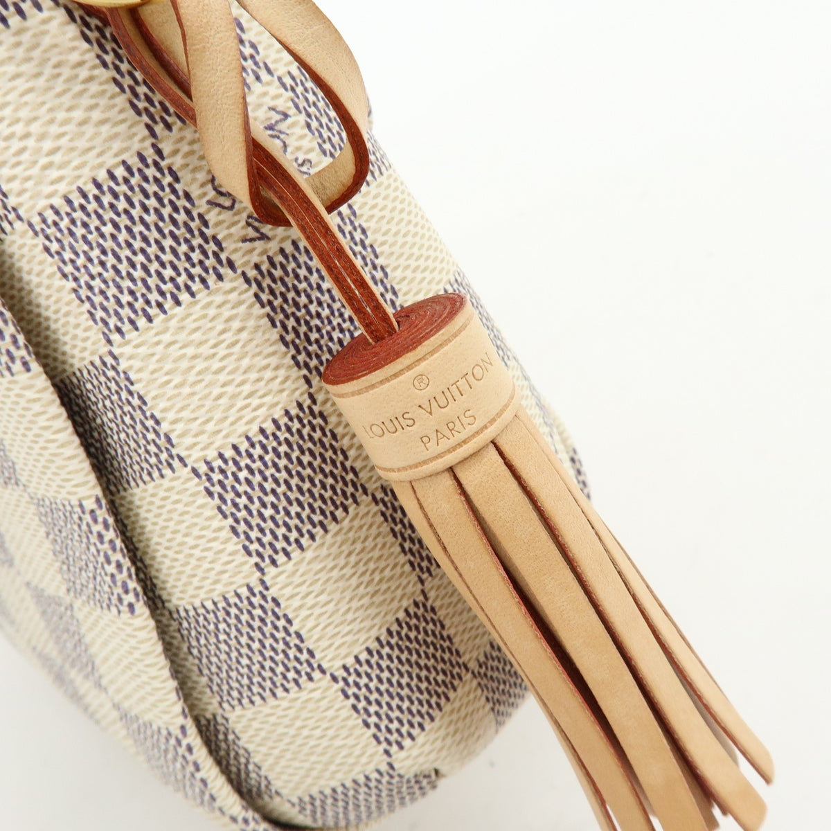 Louis Vuitton Croisette Epi Leather, White, Canvas, Tote Bag