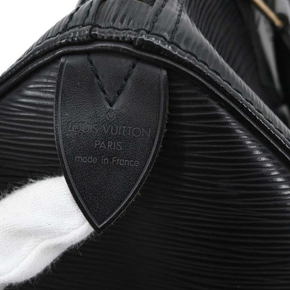 Louis Vuitton Speedy Epi Leather, Black, Leather, Handbag