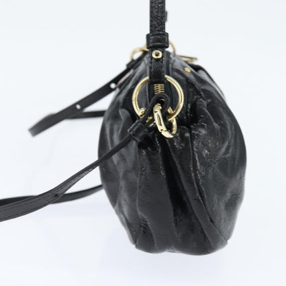 Chloe 2way shoulder bag Leather, Black, Leather, Shoulder Bag