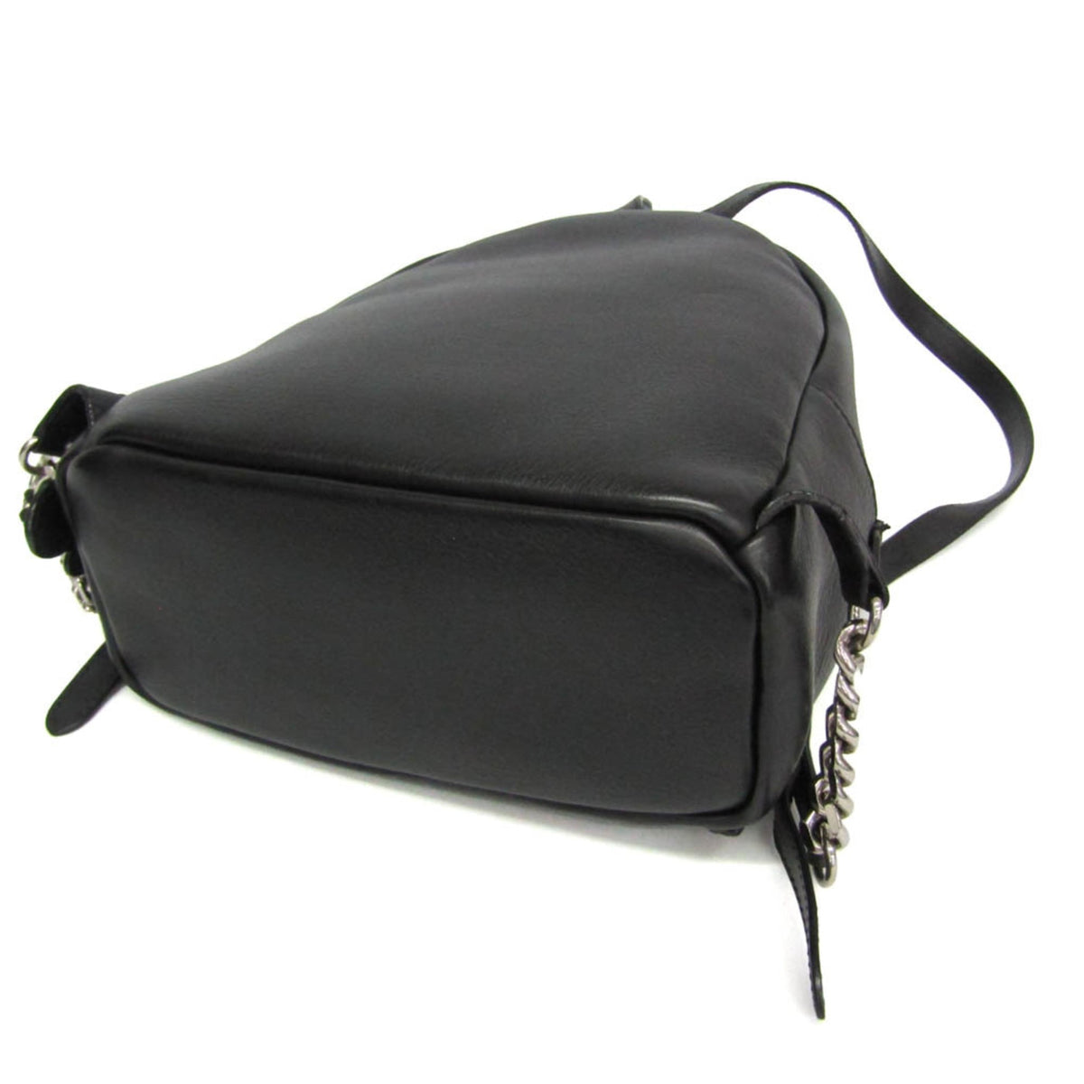 Fendi By The Way Leather with Crystals, Black, Leather, Backpack
