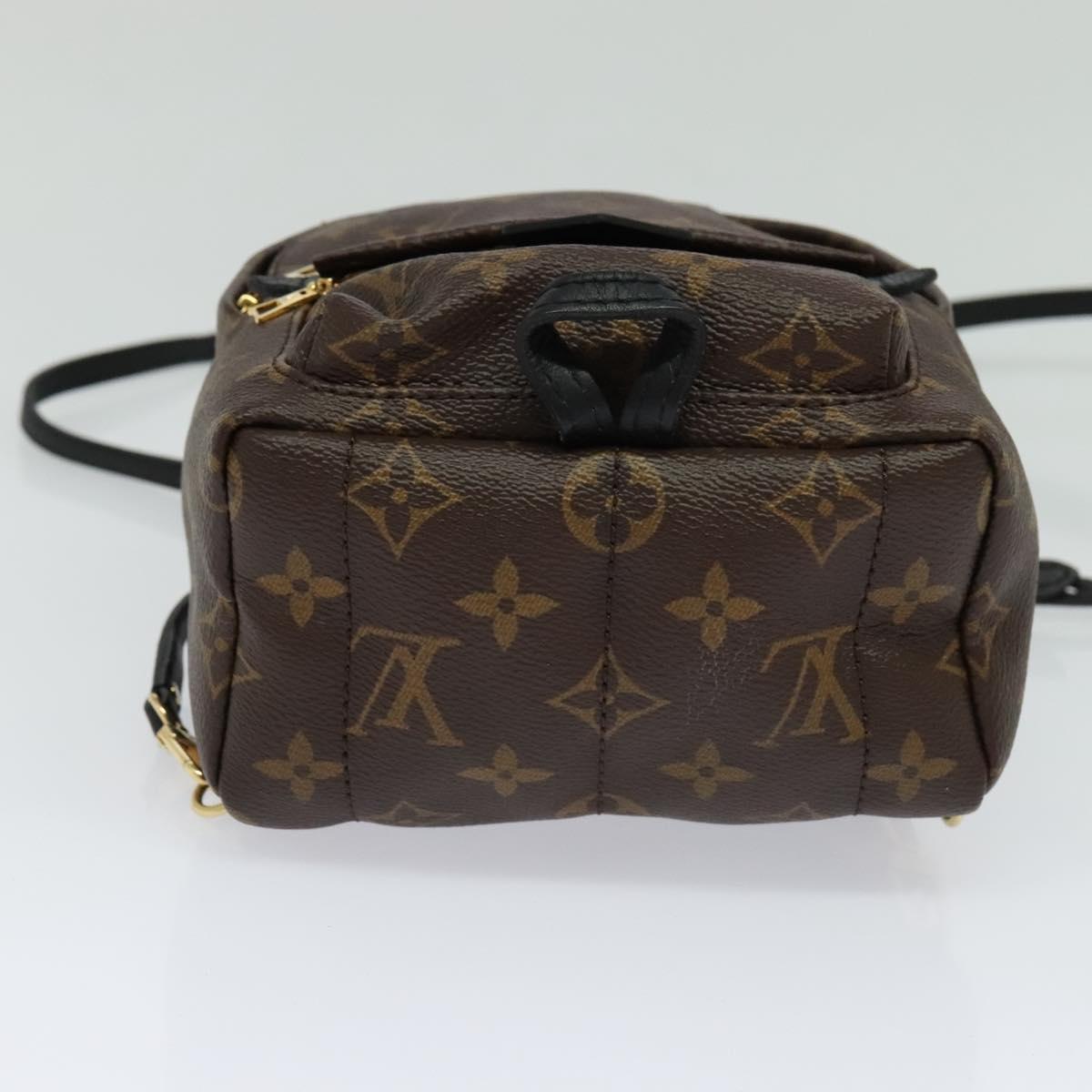Louis Vuitton Palm Springs Monogram Canvas, Brown, Canvas, Backpack