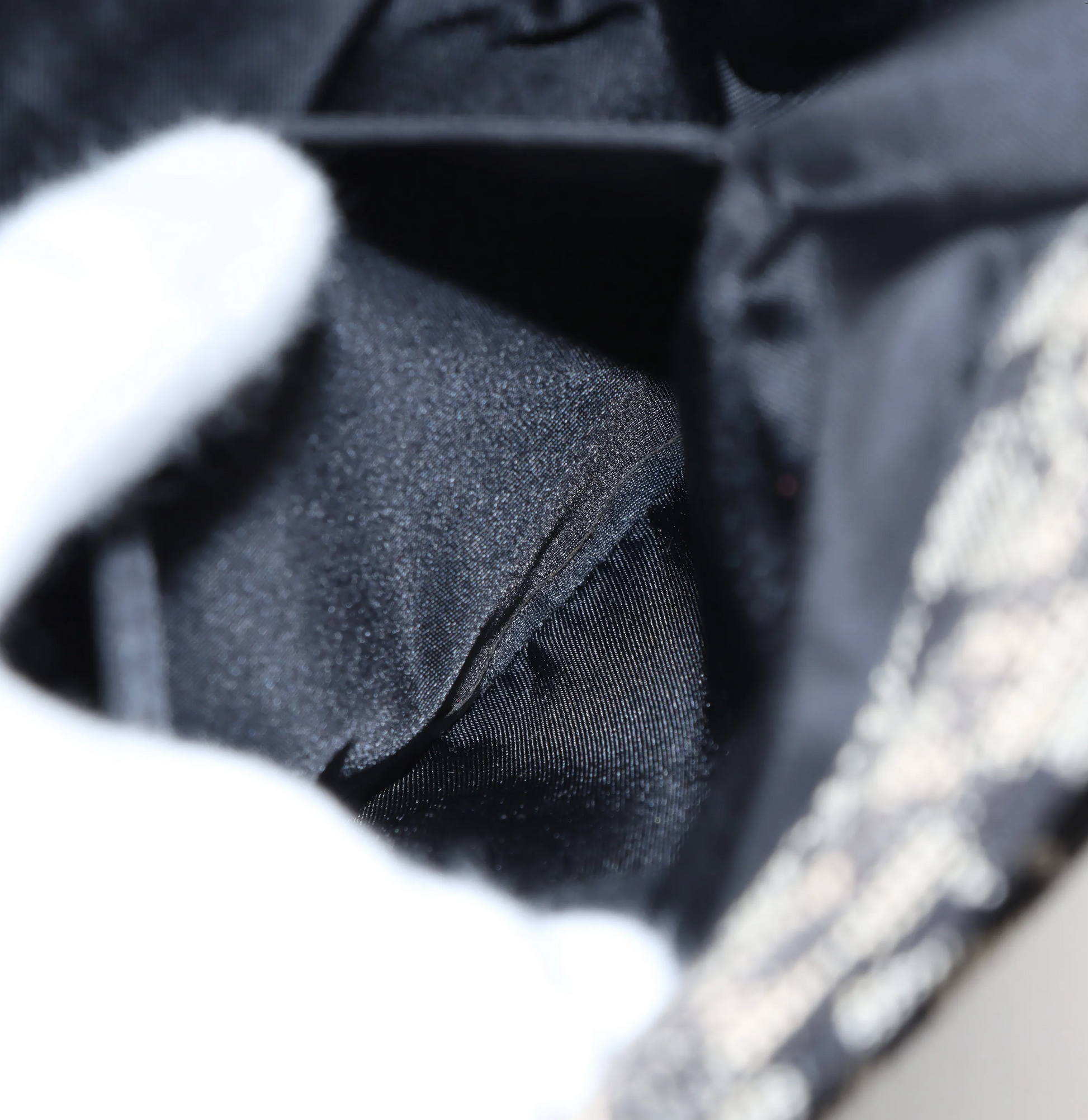 Christian Dior Trotteur Tote Bag Canvas, NAVY, CANVAS, Tote bag