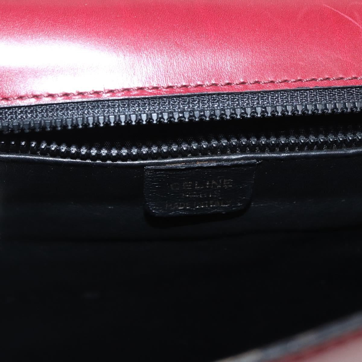 Celine Handbag Leather, Red, Leather, Handbag