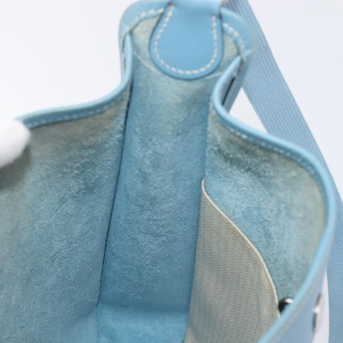 Hermes Vespa Courchevel, Blue, Leather, Shoulder Bag