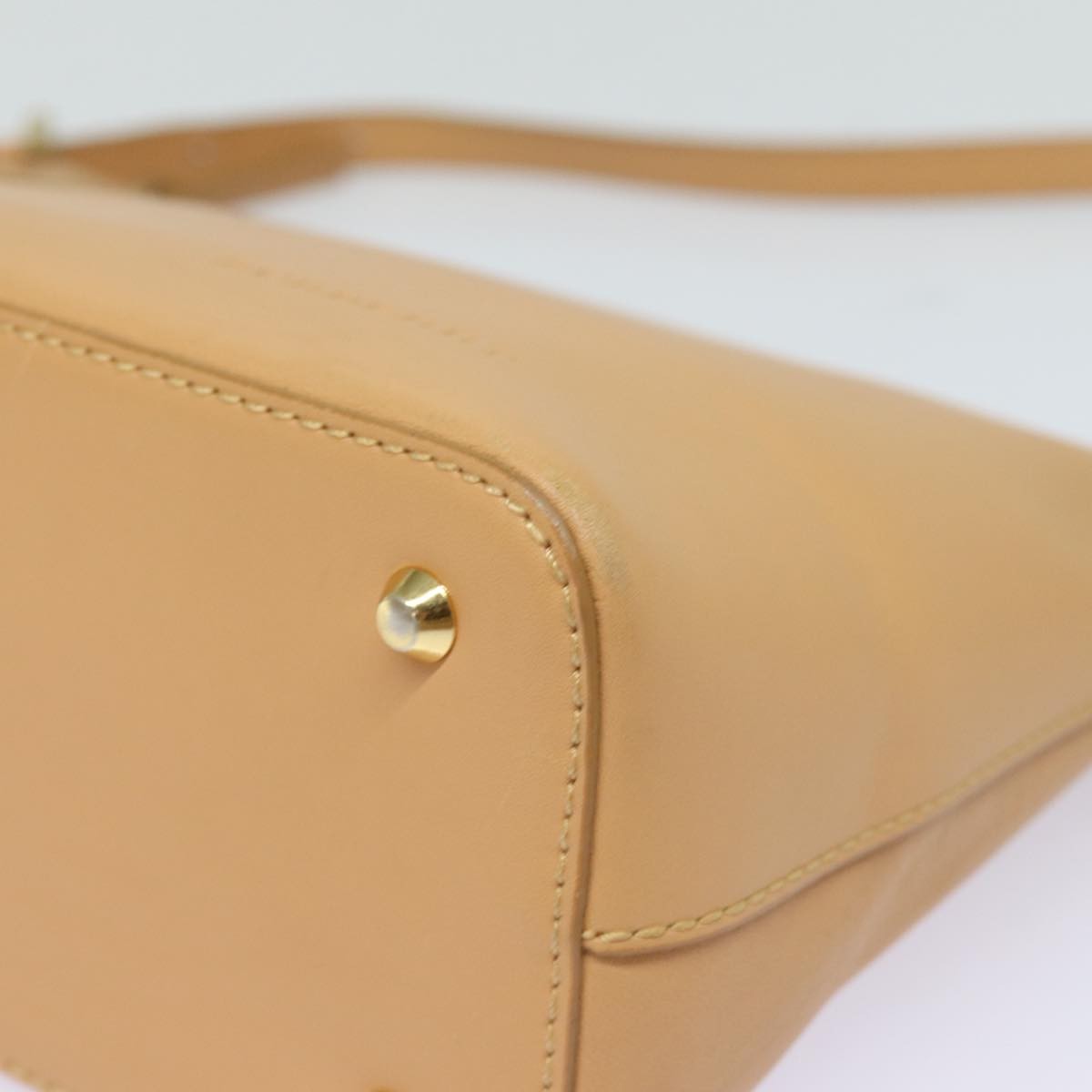 Burberry Vintage Leather, Beige, Leather, Shoulder Bag
