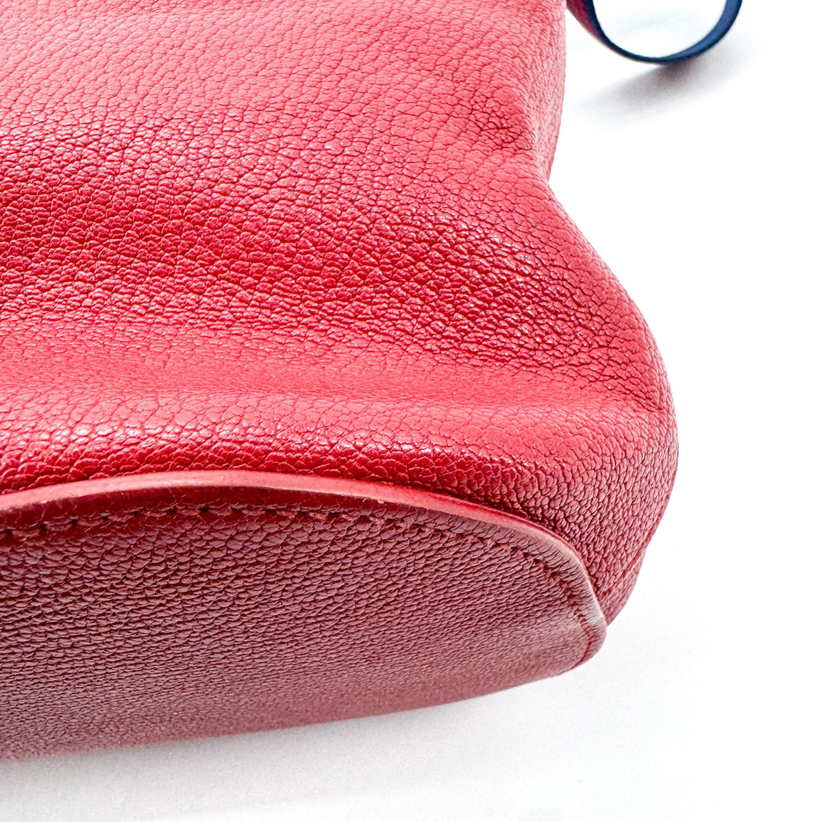 Miu Miu Shoulder Leather, Navy, Leather, Shoulder Bag