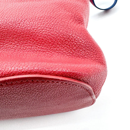 Miu Miu Shoulder Leather, Navy, Leather, Shoulder Bag