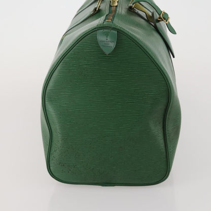 Louis Vuitton Keepall Bag Epi Leather, Green, Leather, Travel Bag