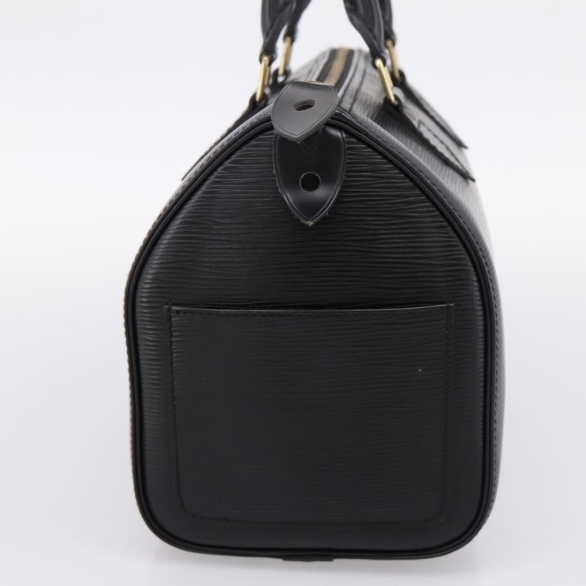 Louis Vuitton Speedy Epi Leather, Black, Leather, Handbag