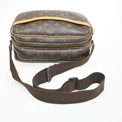 Louis Vuitton Reporter Monogram, Brown, Canvas, Shoulder Bag