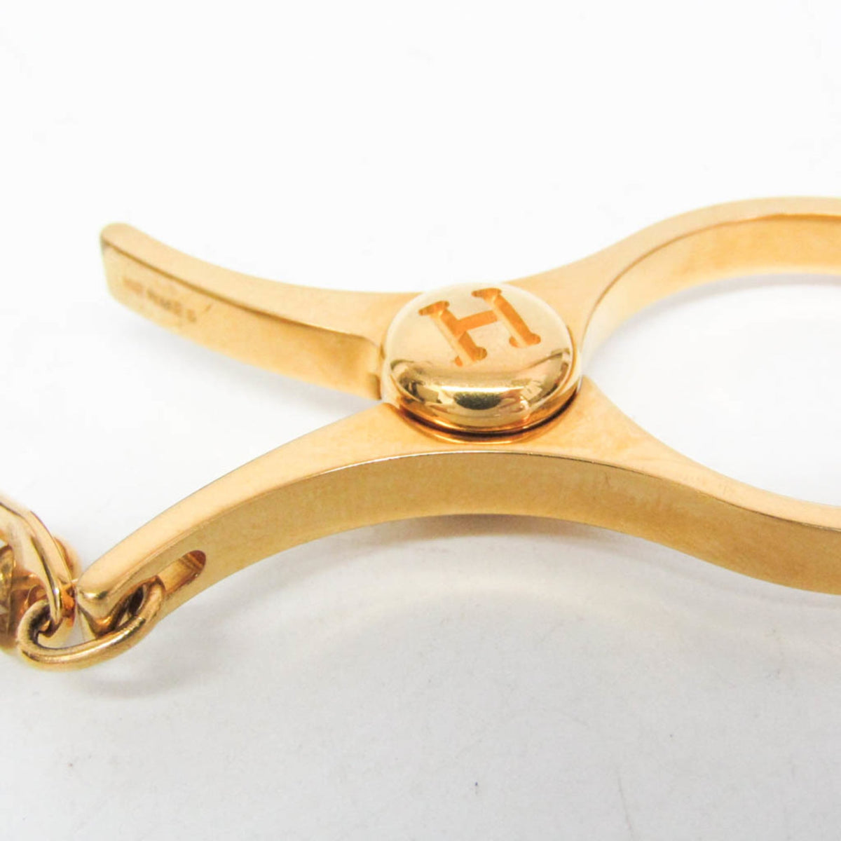 Hermes Filou Glove Clip Metal, Gold, Metal, Charm