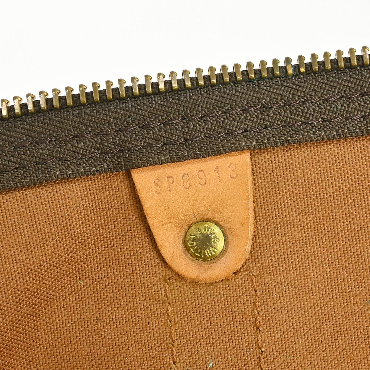 Louis Vuitton Keepall Monogram Canvas, Brown, Canvas, Travel Bag