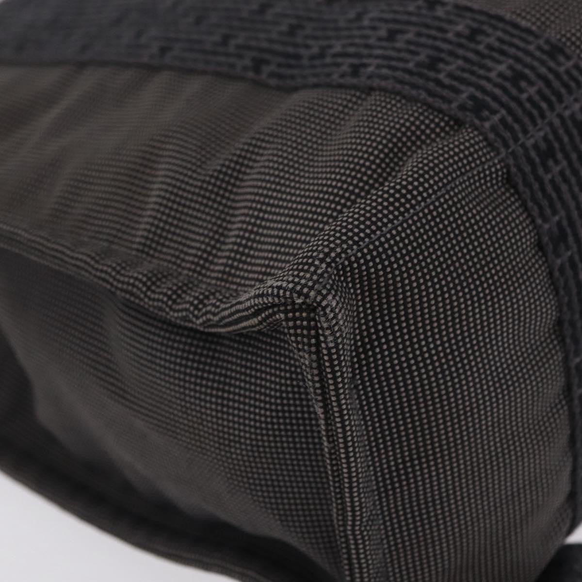 Hermes Herline Canvas, Gray, Canvas, Backpack