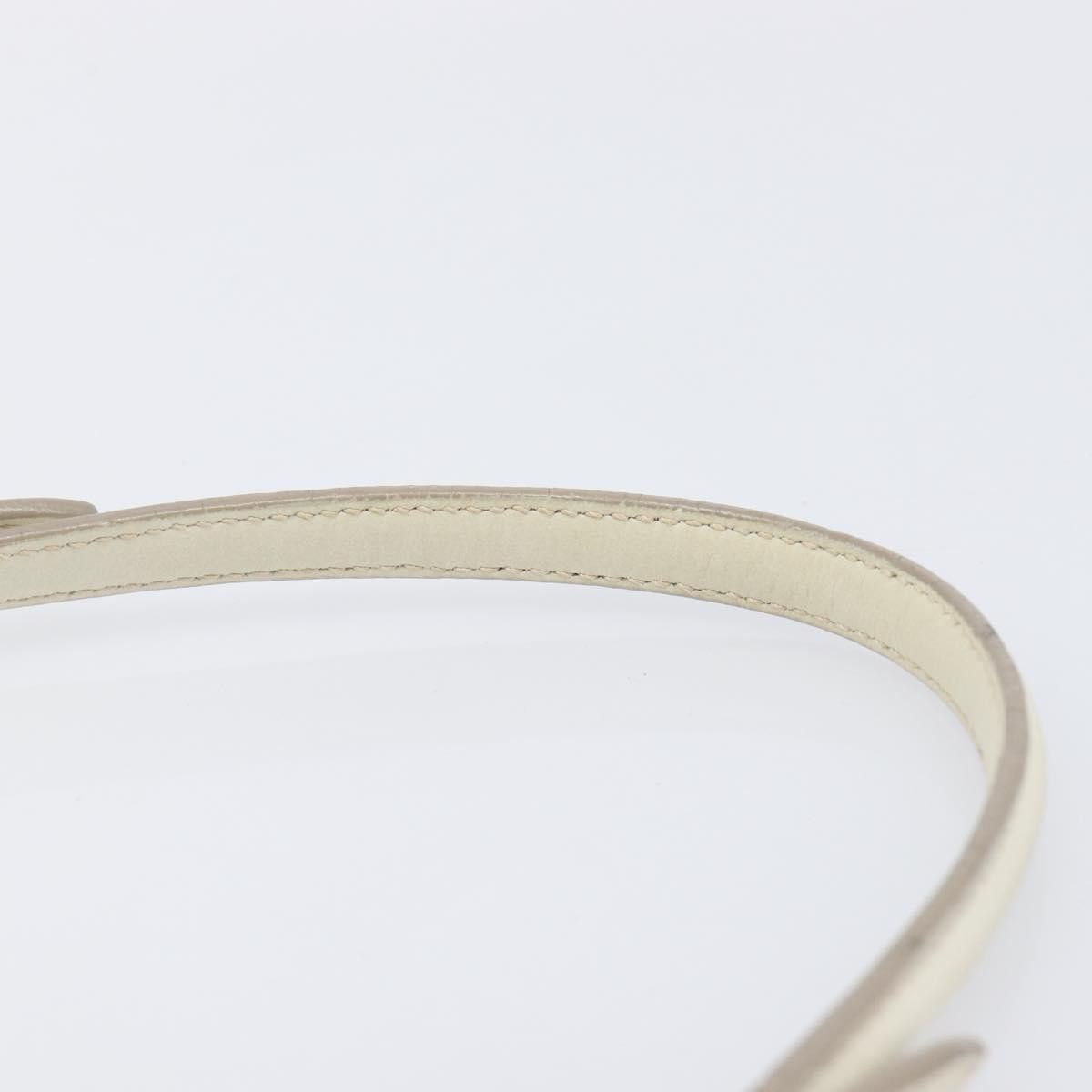 Miu Miu Beau Top Handle Leather, White, Leather, Handbag