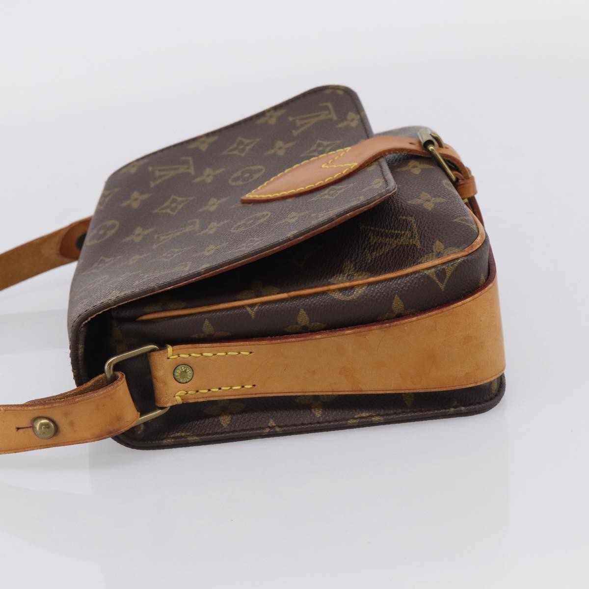 Louis Vuitton Cartouchiere Monogram Canvas, Brown, Canvas, Handbag