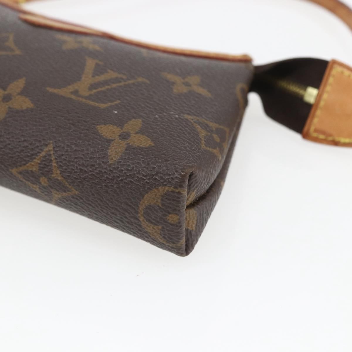 Louis Vuitton Delightful Pochette Monogram Canvas, Brown, Canvas, Clutch