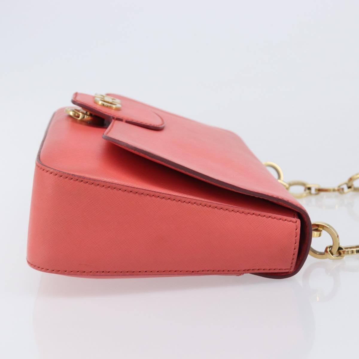 Salvatore Ferragamo Gancini Leather, Pink, Leather, Shoulder Bag