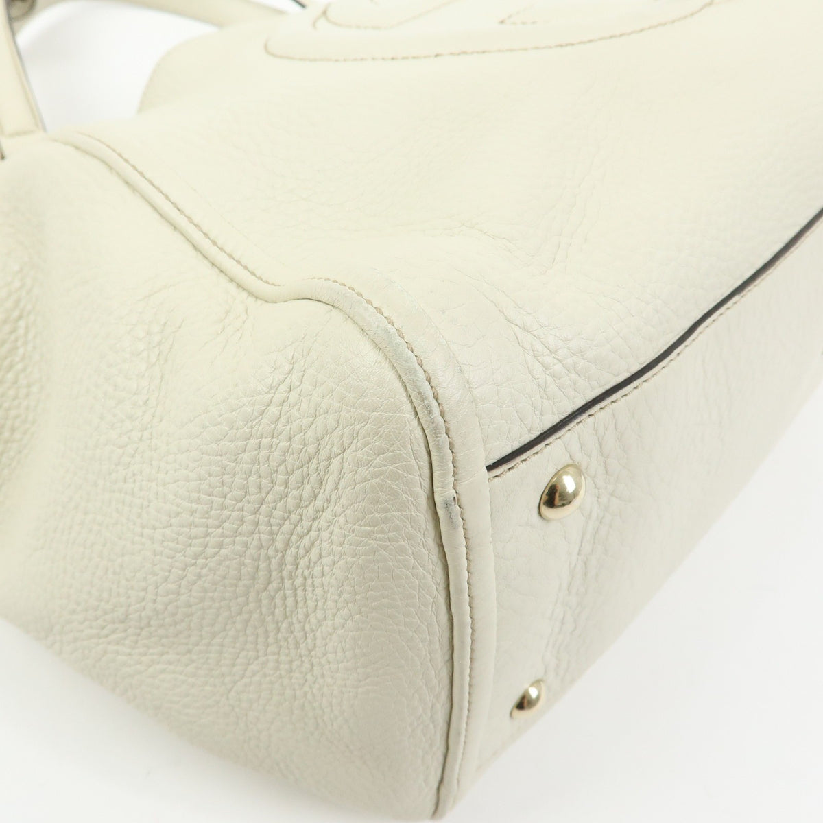 Gucci Soho Leather, Beige, Leather, Shoulder Bag