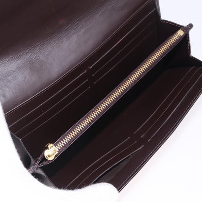 Louis Vuitton Sarah Wallet NM Monogram Vernis, Burgundy, Patent Leather, Wallet