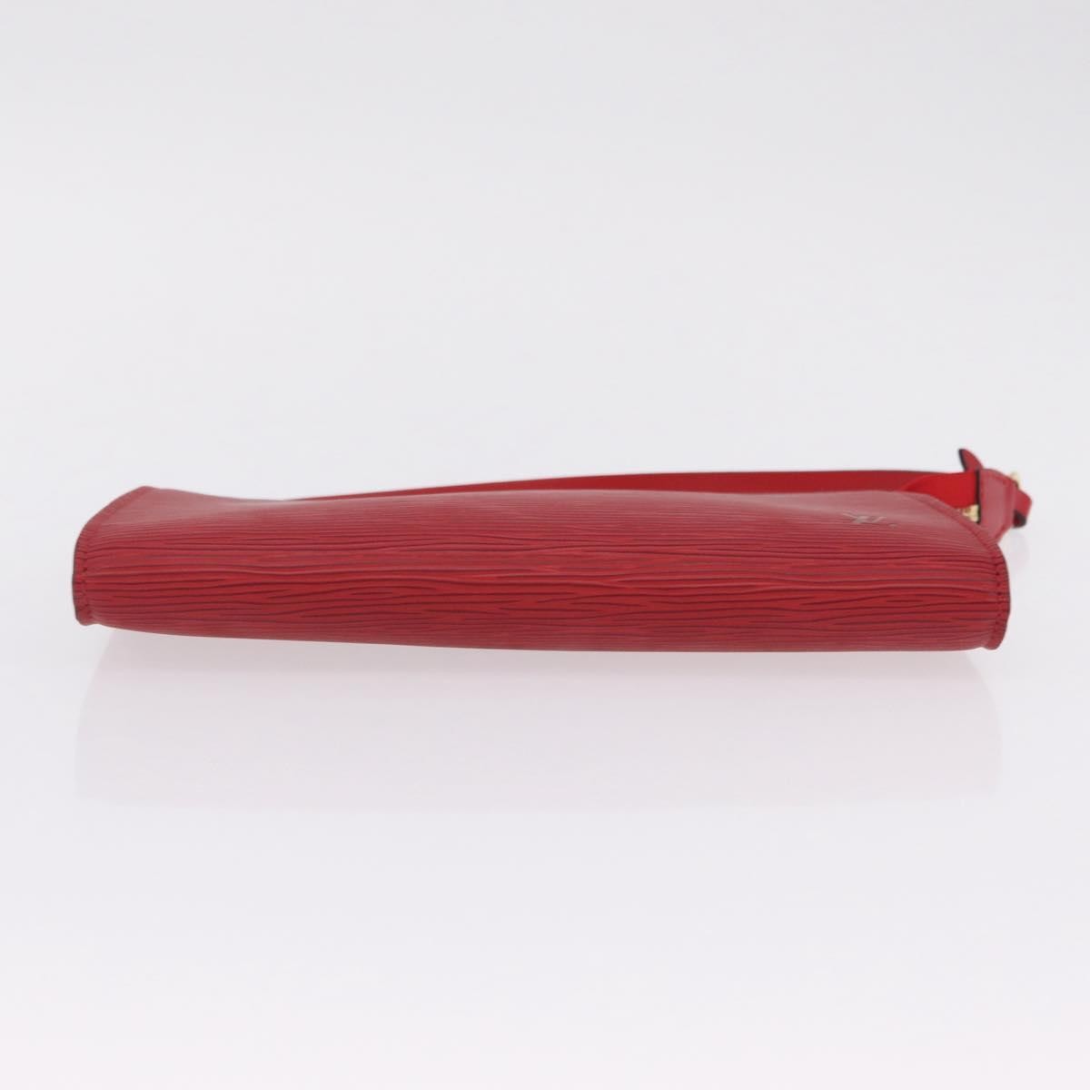 Louis Vuitton Pochette Accessoires Epi Leather, Red, Leather, Clutch