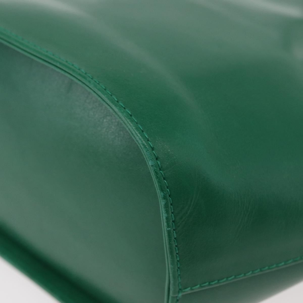 Salvatore Ferragamo Shoulder Bag Leather, Green, Leather, Shoulder Bag