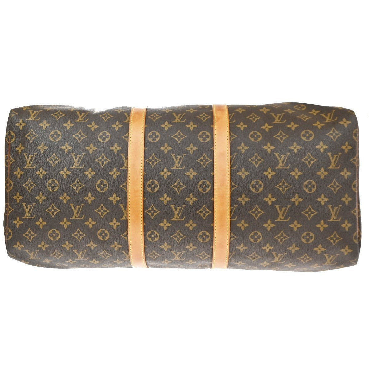 Louis Vuitton Keepall Monogram Canvas, Brown, Canvas, Travel Bag