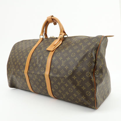 Louis Vuitton Keepall Monogram Canvas, Brown, Canvas, Travel Bag