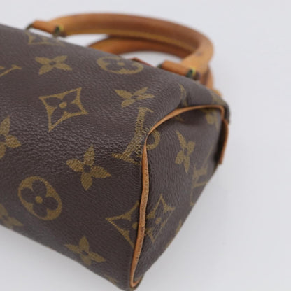 Louis Vuitton Speedy Mini HL Monogram Canvas, Brown, Canvas, Handbag