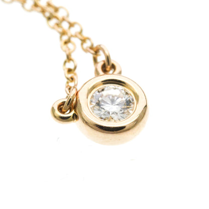 Tiffany & Co. Elsa Peretti Diamonds By The Yard 18K Rose Gold with Diamond, Gold, Pink Gold, Necklace