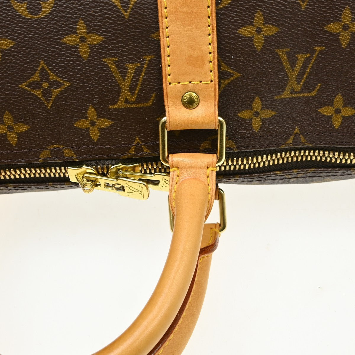 Louis Vuitton Keepall Monogram Canvas, Brown, Canvas, Travel Bag
