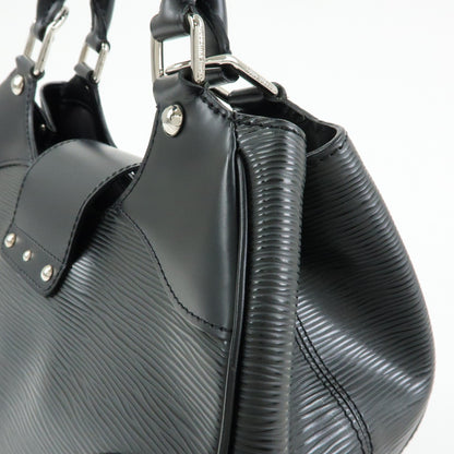 Louis Vuitton Montaigne Sac Epi Leather, Black, Leather, Handbag