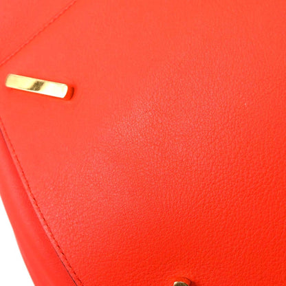 Loewe Hammock Leather, Red, Leather, Handbag