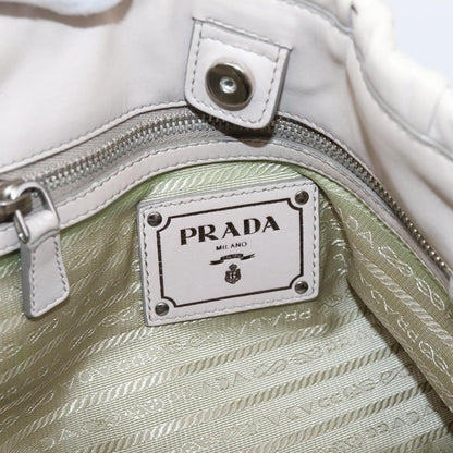 Prada Gaufre Convertible Nappa Leather, Beige, Leather, Tote Bag