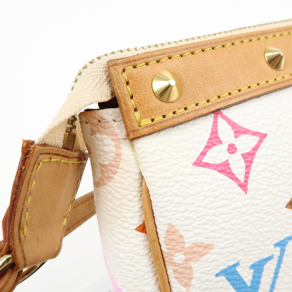 Louis Vuitton Pochette Accessoires Monogram Multicolor, Multicolour, Canvas, Clutch