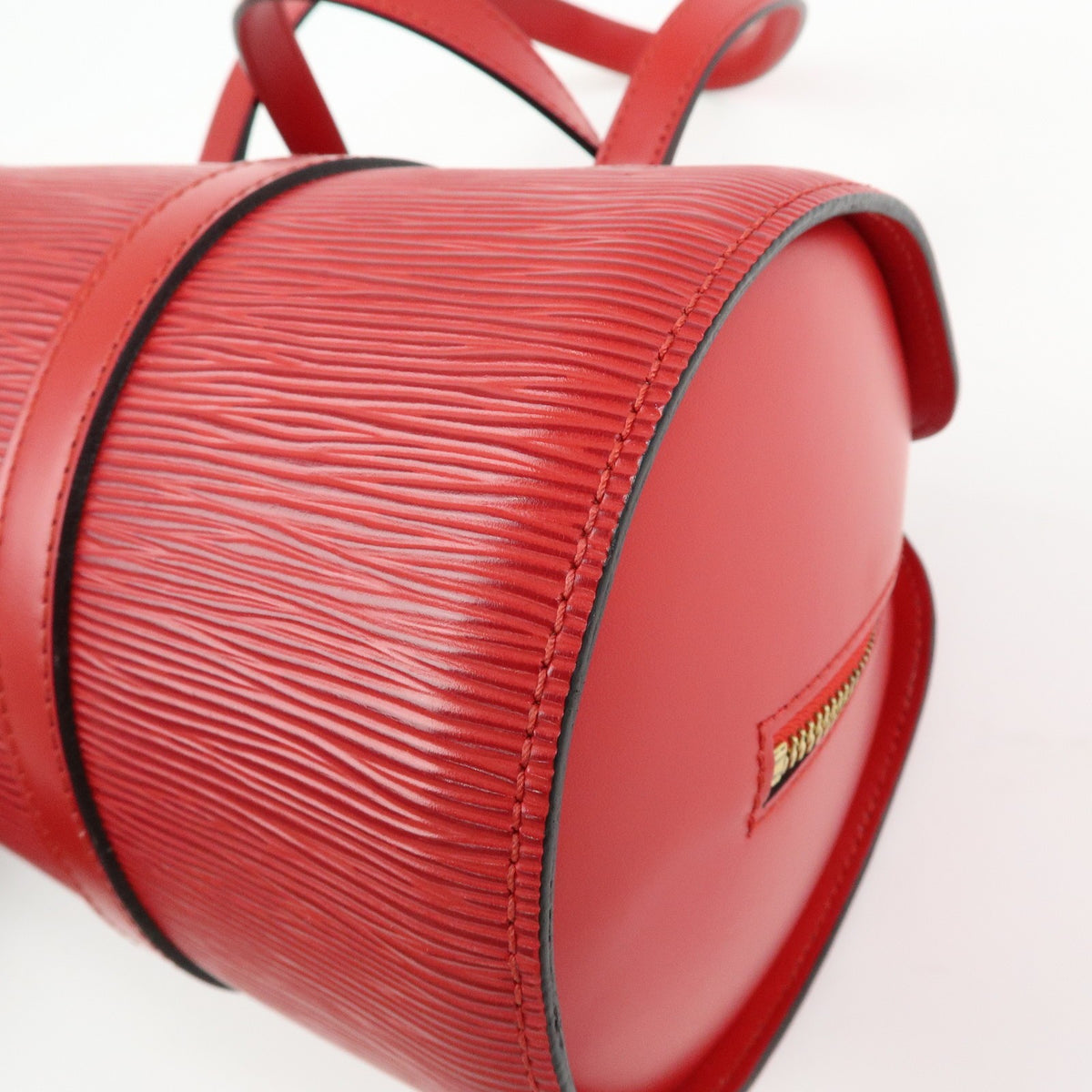 Louis Vuitton Soufflot Epi Leather, Red, Leather, Tote Bag