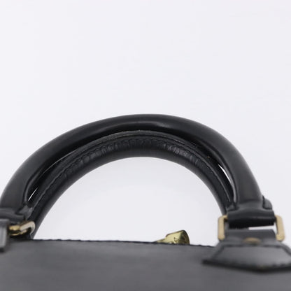 Louis Vuitton Alma Epi, Black, Leather, Handbag
