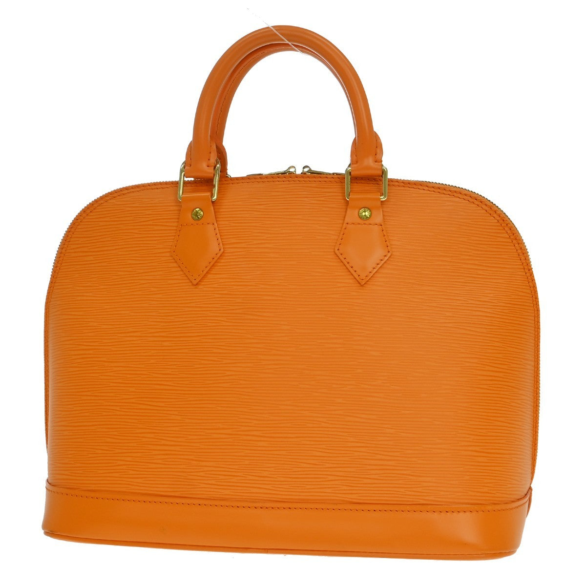 Louis Vuitton Alma Epi Leather, Orange, Leather, Handbag