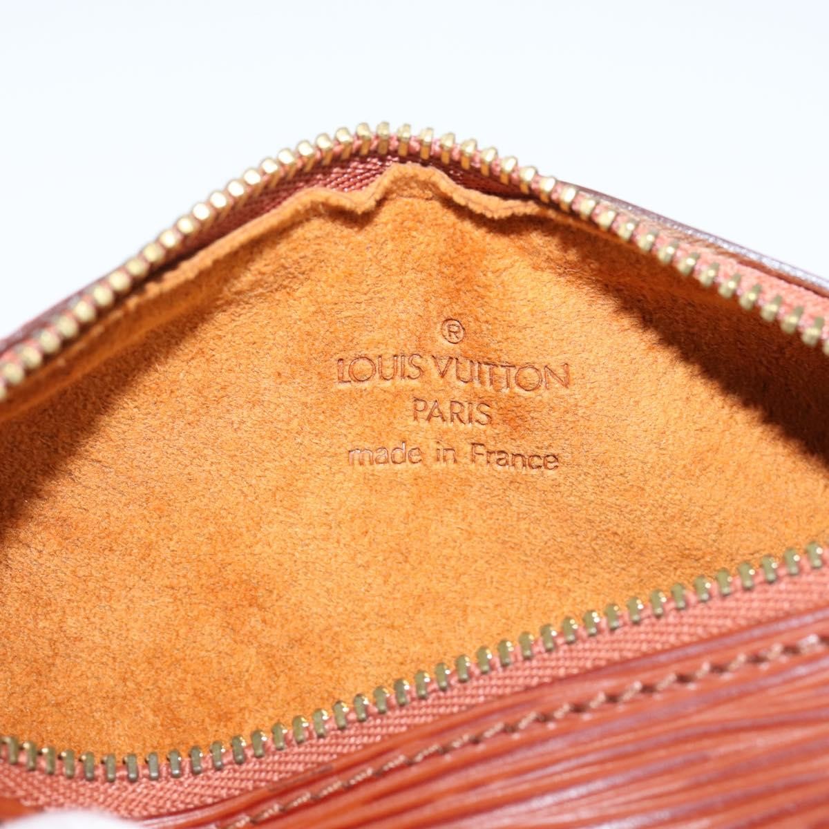 Louis Vuitton Soufflot Pochette Epi Leather, Brown, Leather, Clutch